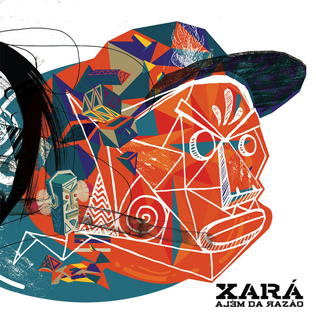 Capa do cd Além da Razão, do rapper Xará.