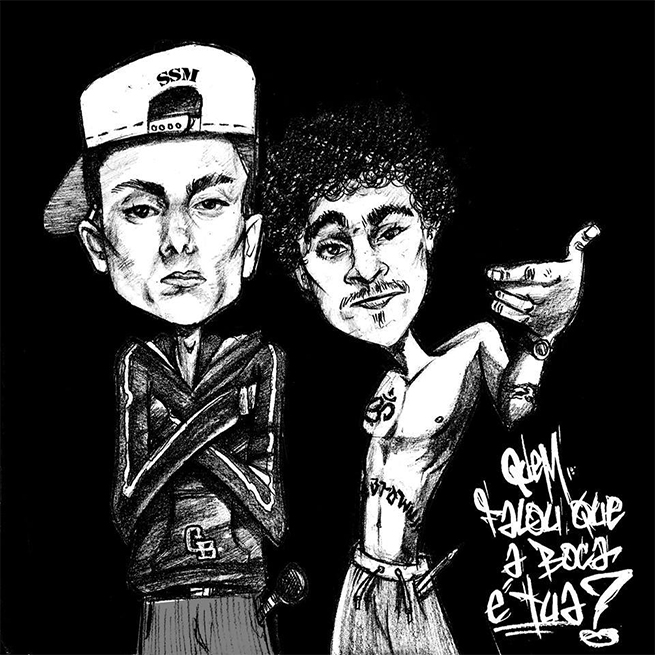 Capa do CD Quem Falou Que a Boca É Tua, do Caixa Baixa