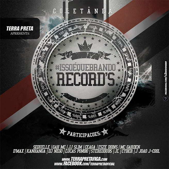 Capa do CD Isso É Quebrando Records, do Terra Preta