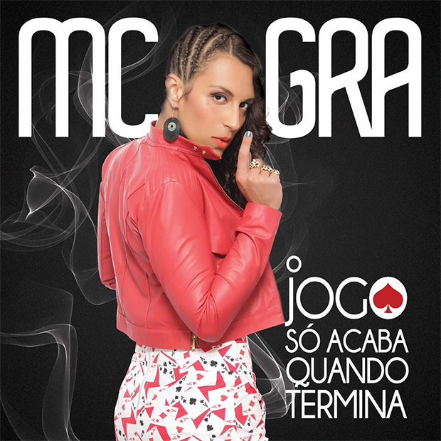 Capa do CD O jogo só acaba quando termina, da MC Gra
