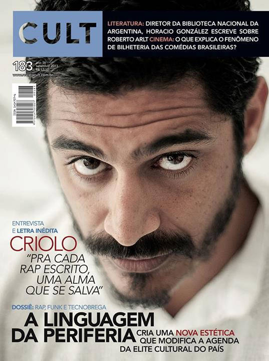 Criolo é capa da Revista Cult 183