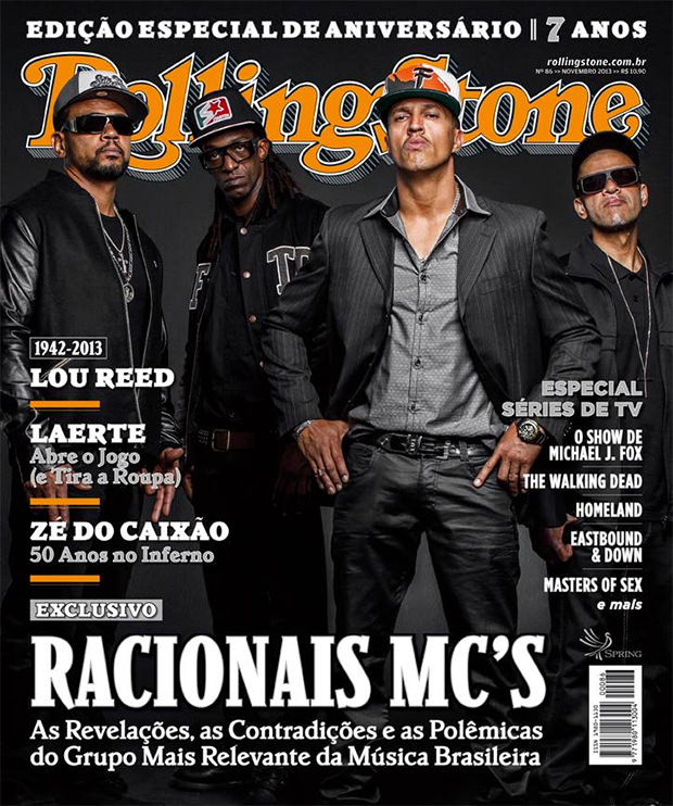 Racionais na capa da revista Rolling Stone