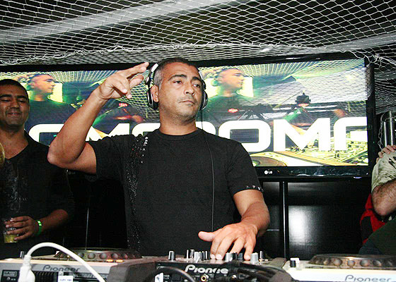 Romário como DJ
