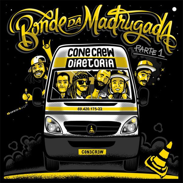Capa do CD Bonde da Madrugada, da Cone Crew Diretoria