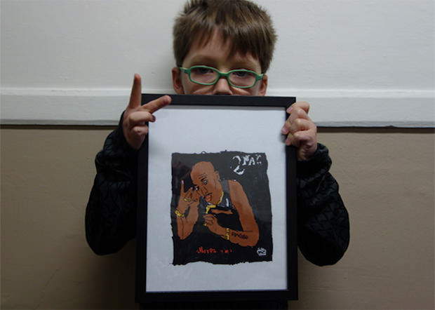 Estadunidense de 7 anos recria capas de RAP